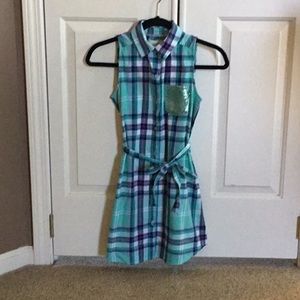 Plaid Girl’s Shirt dress